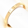 304 Stainless Steel Plain Open Cuff Bangles for Women SA-CBAC920-08G-3