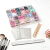 ABS Plastic Pure Color Press On False Nails MRMJ-WH20004-32C-3
