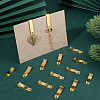 20Pcs Brass Tie Clips KK-SC0007-10C-4
