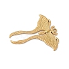 304 Stainless Steel Moth Pendants STAS-S186-08B-G-2