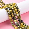 Natural Yellow Turquoise(Jasper) Beads Strands GSR007-4
