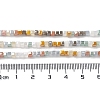Gradient Color Electroplate Glass Bead Strands GLAA-E042-05-B05-5