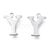 Tarnish Resistant 304 Stainless Steel Charms STAS-H112-Y-P-2