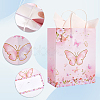 12Pcs 2 Colors Butterfly Print Paper Packaging Bags ABAG-BBC0001-29B-4
