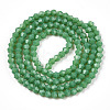 Opaque Solid Color Imitation Jade Glass Beads Strands LS-EGLA-A039-P2mm-D08-3