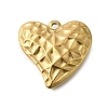 PVD Vacuum Plating 201 Stainless Steel Pendants STAS-C111-38G-1