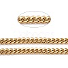 304 Stainless Steel Cuban Link Chain STAS-B019-02C-G-2