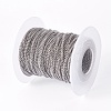 Tarnish Resistant 304 Stainless Steel Curb Chains STAS-I107-20P-3