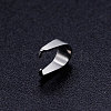 Tarnish Resistant 201 Stainless Steel Snap on Bails STAS-S105-JN470-1-5-3