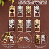 12Pcs 2 Colors 201 Stainless Steel Pendants FIND-UN0003-98-4