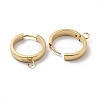201 Stainless Steel Huggie Hoop Earrings Findings STAS-A167-01V-G-2