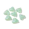 Rainbow Iridescent Plating Acrylic Beads OACR-A010-04C-3