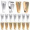 600Pcs Brass and Iron Snap on Bails FIND-SP0002-01-1