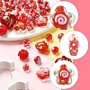 38Pcs 9 Styles Handmade Gold Sand Lampwork Beads LAMP-FS0001-37-2