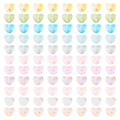 110Pcs 11 Colors Frosted Transparent Acrylic Beads OACR-TA0003-52-1