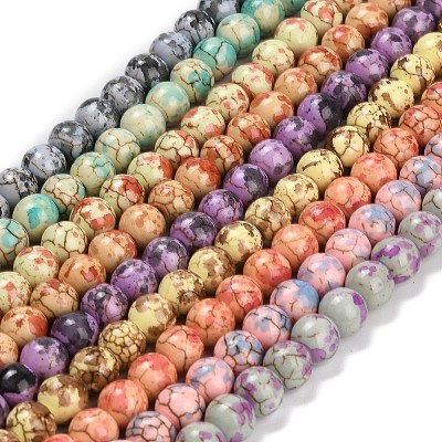 Synthetic Turquoise Beads Strands TURQ-F019-03-1