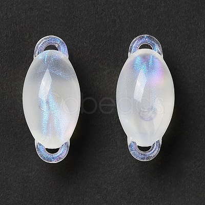 Transparent Acrylic Connector Charms OACR-G016-02-1