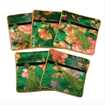 Retro Square Cloth Zipper Pouches CON-PW0001-095L-1