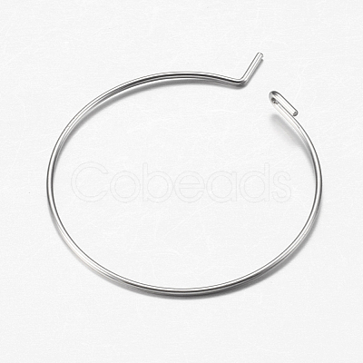 316 Surgical Stainless Steel Hoop Earrings Findings STAS-F149-32P-C-1