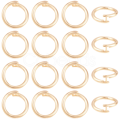 20Pcs Brass Open Jump Rings KK-BBC0023-10E-1