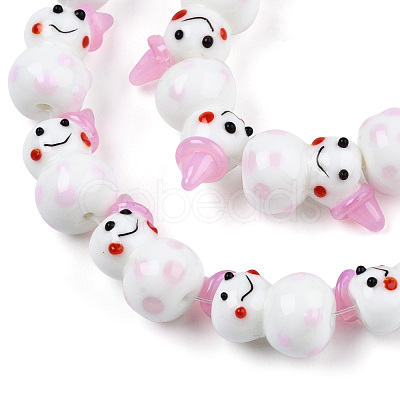 Handmade Lampwork Beads Strands LAMP-N021-43I-1