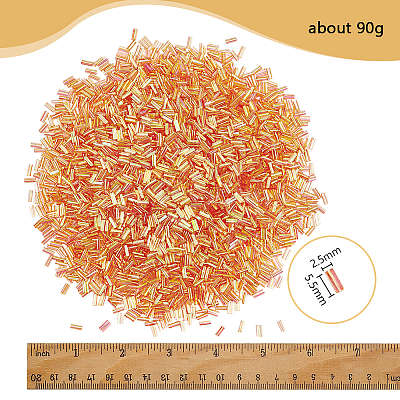 ABS Plastic Tube Beads DIY-WH0888-230E-1