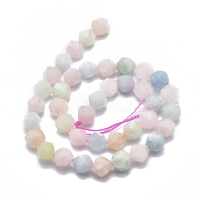 Natural Morganite Beads Strands G-K303-B03-10mm-1