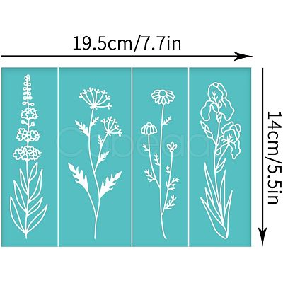 Self-Adhesive Silk Screen Printing Stencil DIY-WH0337-056-1