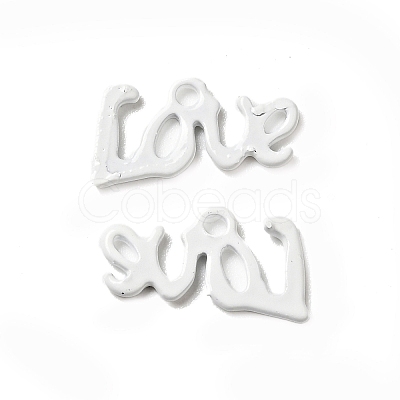 Spray Painted 201 Stainless Steel Charms STAS-G304-16A-1