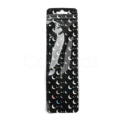 Rectangle Laser Plastic Yin-yang Zip Top Gift Bags X1-OPP-E004-01C-D01-1