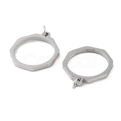 Non-Tarnish 304 Stainless Steel Pendants STAS-G324-01H-P-1