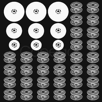 30Pcs Plastic Sew Embroidery Bobbin ODIS-FG0002-88-1