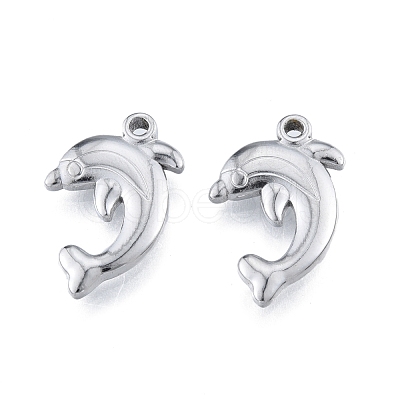 Non-Tarnish 304 Stainless Steel Pendant STAS-B027-09P-1