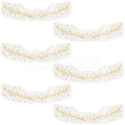 10Pcs Transfer Sticker Proof Removable Temporary Tattoos Stickers DIY-SP0003-65A-04-1
