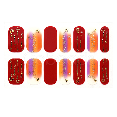 Full Wrap Gradient Nail Polish Stickers MRMJ-S059-ZQ023-1