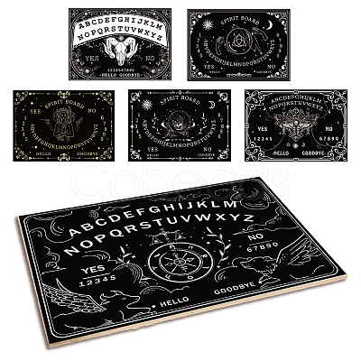 Pendulum Dowsing Divination Board Set DJEW-WH0324-008-1