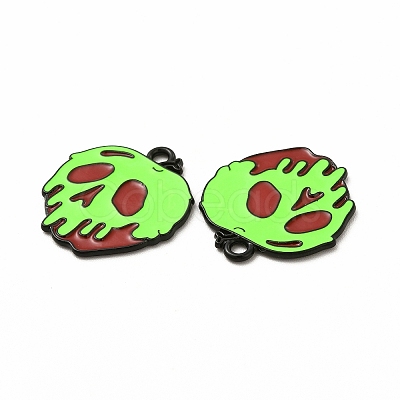 Rack Plating Alloy Enamel Pendants FIND-G054-20EB-02-1