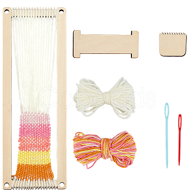 Wood Yarn Knitting Loom for Beginner DIY-GA0007-36-1