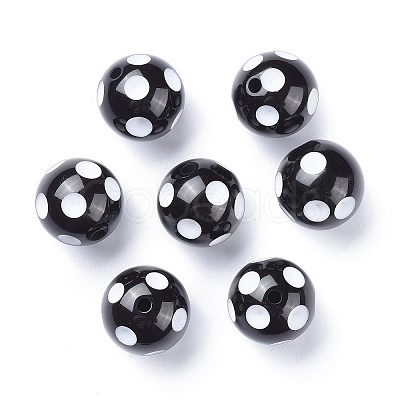 20MM Chunky Bubblegum Acrylic Round Beads X-SACR-S146-20mm-09-1