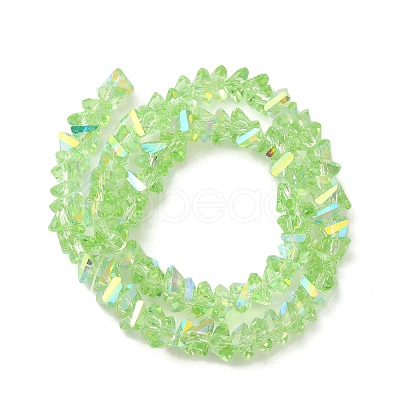 Transparent Glass Beads Strands EGLA-P061-04B-AB03-1