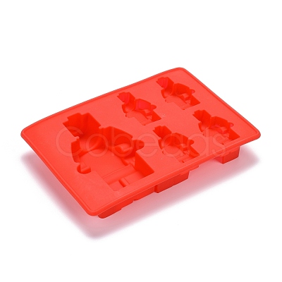 Toy Robot Food Grade Silicone Molds DIY-WH0013-18-1