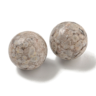 Natural Maifanite Round Ball Figurines Statues for Home Office Desktop Decoration G-P532-02A-30-1