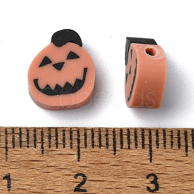 Halloween Theme Handmade Polymer Clay Beads CLAY-M005-08-1