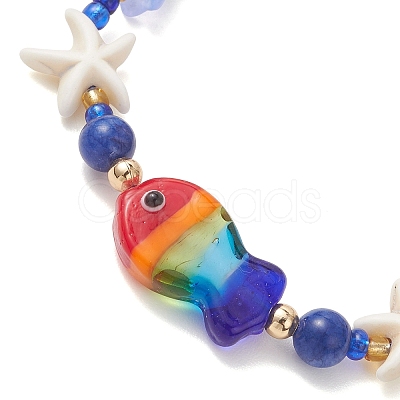 Glass Braided Beaded Bracelets BJEW-MZ00301-02-1