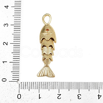 Brass Micro Pave Cubic Zirconia Beads KK-D409-11G-1
