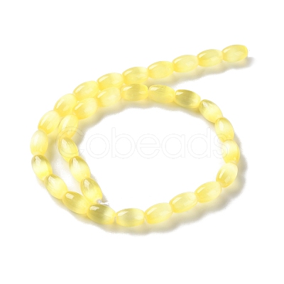 Macaron Color Natural Selenite Beads Strands X1-G-B102-A01-03-1