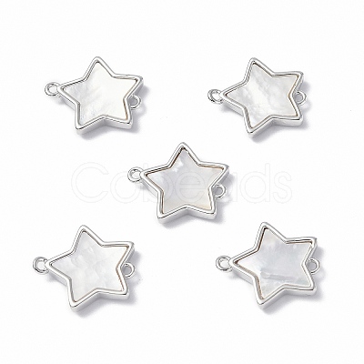 Brass Connector Charms KK-R134-041P-1