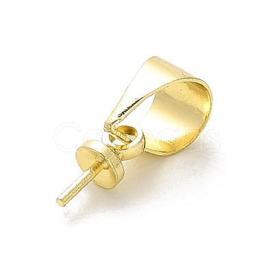 Rack Plating Brass Ice Pick Pinch Bails KK-L210-004G-01-1