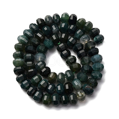 Natural Moss Agate Beads Strands G-P587-D09-02-1