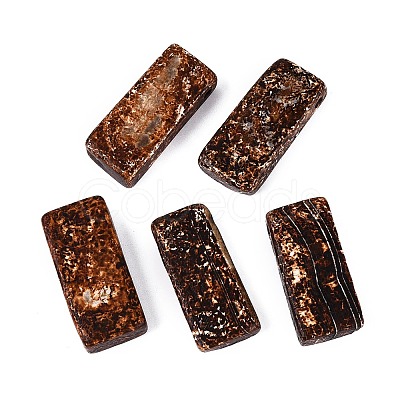 Natural Tree Bark Agate Pendants G-Q606-19-1
